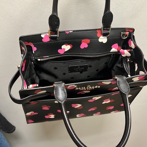 kate spade heart print handbag - Picture 3 of 4